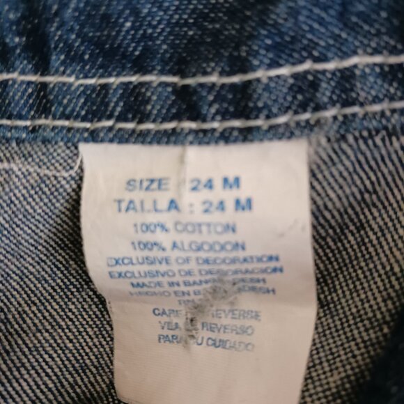 Denim Jacket With Fire Dept. Appliques, Size 24 Mo. - Picture 9 of 9